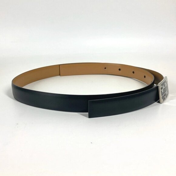 LOEWE Logo buckle belt Leather Black - Picture 8 of 10
